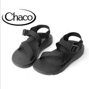 CHACO Black Ecotread Outdoor SANDALS 3 Kids